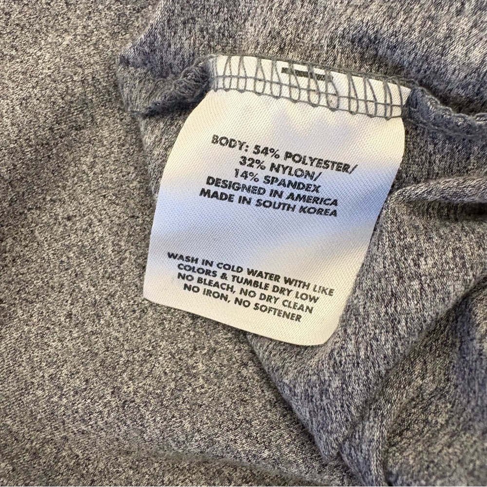 Rhoback || Performance Q-Zip Pullover Quarter Zip 1/4 Boars Head Gray Large - Picture 8 of 8